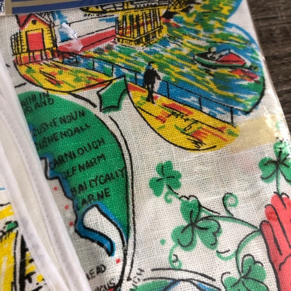 Vtg Northern Ireland Kitchen Linen Set - Picture 9 of 9